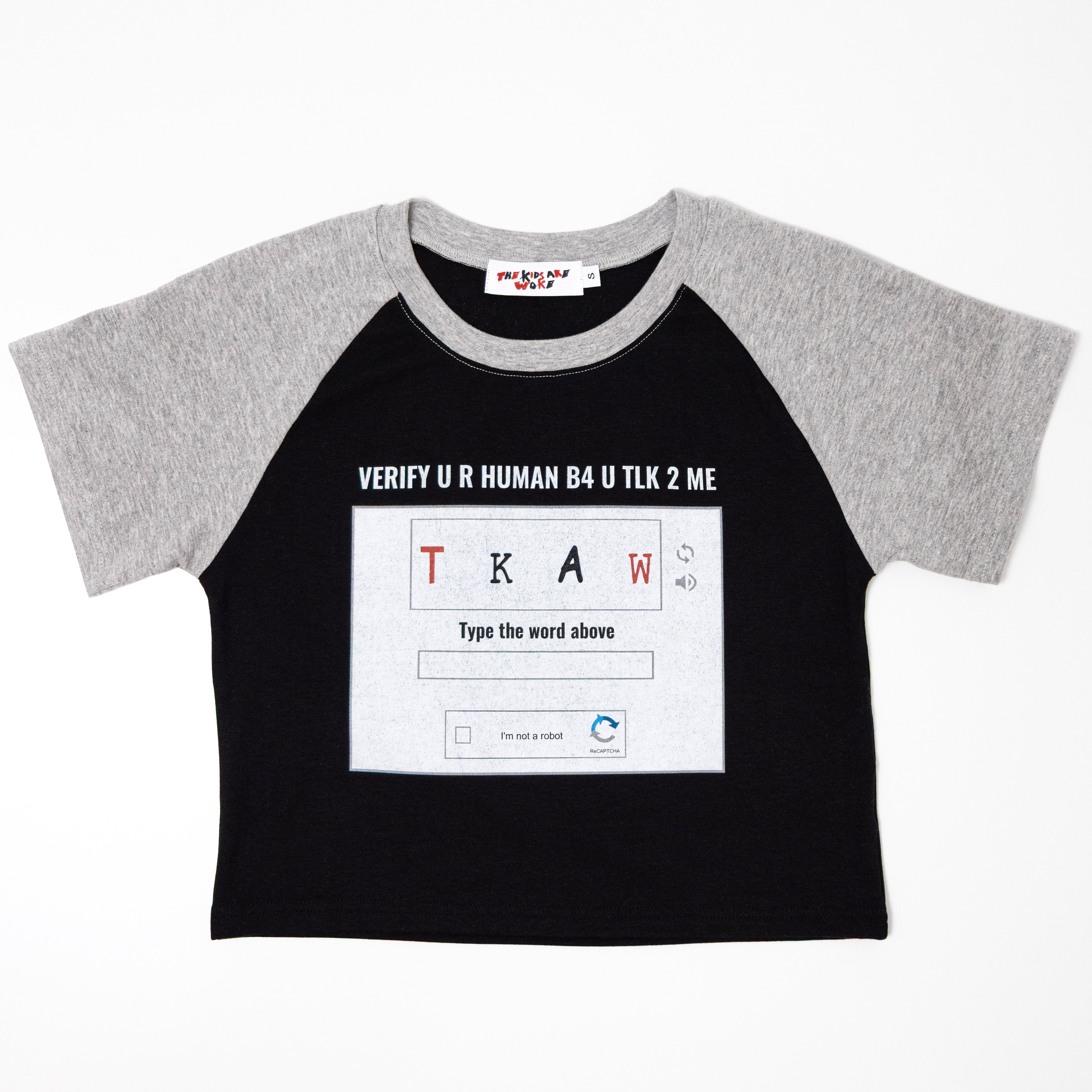 Verify U R Human Crop Top